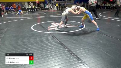 105 lbs Quarterfinal - Slade Horwat, Derry vs Ethan Palski, Jersey Shore