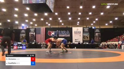 74 kg Quarters - Carson Brolsma, Minnesota Storm vs Jake Sueflohn, Boilermaker RTC