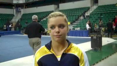 Stephanie Colbert Steps Up on Beam