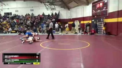 190 lbs Champ. Round 1 - Jim Humphrey, Park Hill vs Rylan Rogers, Coeur D`Alene