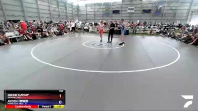 152 lbs Placement Matches (8 Team) - Jacob Gandy, Washington vs Ayden Miner, Minnesota Red