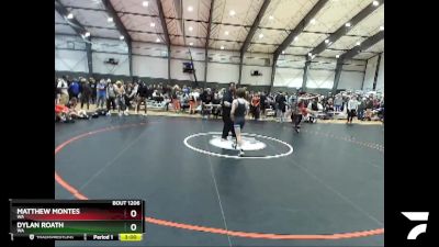 106 lbs Round 1 - Matthew Montes, WA vs Dylan Roath, WA