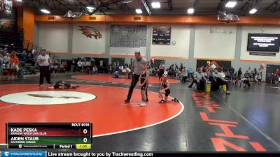 PW-8 lbs Cons. Semi - Kade Peska, Krakow Wrestling Club vs Aiden Staub, Hammerin Hawks