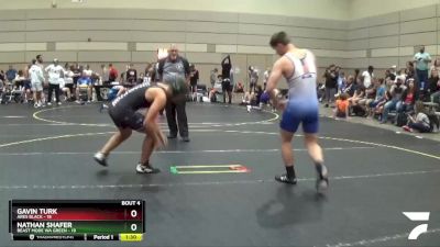 180 lbs Quarterfinals (8 Team) - Nathan Shafer, Beast Mode WA Green vs Gavin Turk, Ares Black