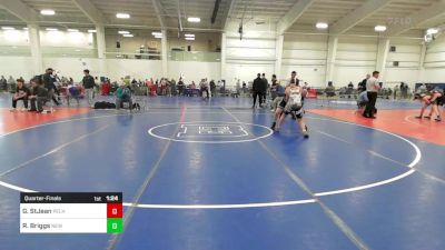 138 lbs Quarterfinal - Greyson StJean, Pelham vs Ryan Briggs, New England Gold WC