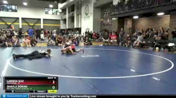 124 lbs Round 5 (6 Team) - Larissa Kaz, Wisconsin vs Shayla Doran, NW Iowa Angry Alpacas