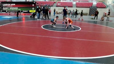 74 lbs Quarterfinal - Landon Weir, North Carolina vs Randy Winnans, Virginia Elite Wrestling Club