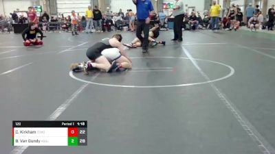 120 lbs Round 3 (8 Team) - Cooper Kirkham, Team Missouri vs Blaze Van Gundy, Aggression Legionaries