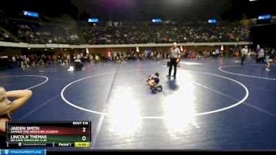 49 lbs Quarterfinal - Lincoln Themas, Big Game Wrestling Club vs Jaiden Smith, Hammer Time Wrestling Academy