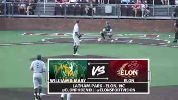 Replay: William & Mary vs Elon | May 19 @ 6 PM
