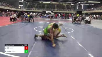 158 lbs Quarterfinal - Jackson Erb, Langhorne vs Brenden Colbert, Hagerstown