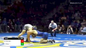 184 lbs Cade King, SDSU vs Anthony Carman, WV