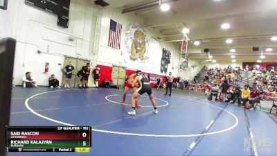 195 lbs Cons. Round 2 - Joshua Godinez, Oxnard vs Julian Perea, Servite