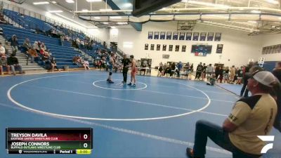 138 lbs Semifinal - Treyson Davila, Eastside United Wrestling Club vs Joseph Connors, Buffalo Outlaws Wrestling Club