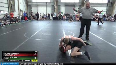 88 lbs Round 5 (8 Team) - Colton Schultz, Olympia vs Blake Coakley, Terps Xpress