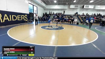 170 lbs Quarterfinal - Sloan Swan, Buchanan vs Julius Soria, Chino