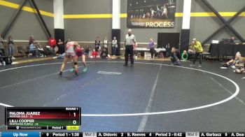 100 lbs Round 1 (4 Team) - Paloma Juarez, Missouri Gold vs Lilli Cooper, FEWTeamIA Purple
