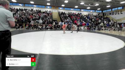 120 lbs Final - Dominic Barrella, Ridgefield vs Isaac Quiles, East Hartford