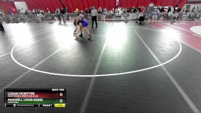 215 lbs Quarterfinal - Logan McIntyre, Sauk Prairie Wrestling Club vs Maxwell Louis-Kohn, Wisconsin