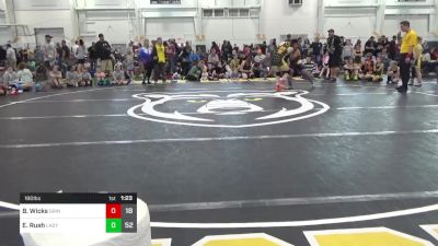 180 lbs Round 1 - Bryleigh Wicks, Grindhouse W.C. vs Eliana Rush, Lady Pitbulls