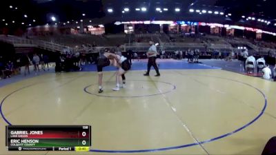 138 lbs Cons. Round 2 - Eric Henson, Colquitt County vs Gabriel Jones, Lake Gibson