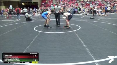 150 lbs Champ. Round 2 - Axel Hix, Maize Wrestling Club vs Mason Mostek, MWC Wrestling Academy