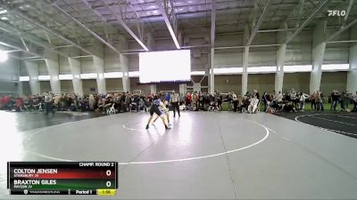 144 JV Champ. Round 2 - BRAXTON GILES, Payson JV vs Colton Jensen, Stansbury JV