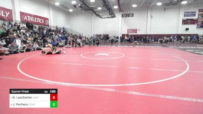 126 lbs Quarterfinal - Nick Leadbetter, Canton vs Jacob Pacheco, Coventry