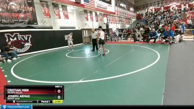 138 lbs Champ. Round 1 - Joseph Armas, Bishop Amat vs Cristian Mier, Paloma Valley