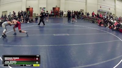 175 lbs Quarterfinals (8 Team) - Jose Rivera, Team Oregon vs Brogan Parks, Indiana Blue