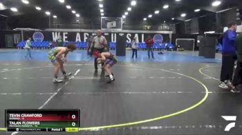 125 lbs Round 5 (8 Team) - Tevin Crawford, BadBass vs Talan Flowers, Michigan Monkeys