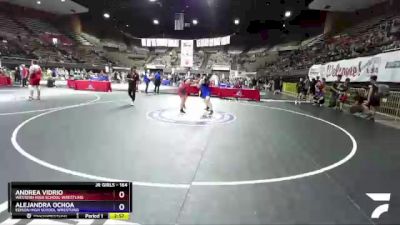 164 lbs Champ. Round 1 - Andrea Vidrio, Western High School Wrestling vs Alejandra Ochoa, Edison High School Wrestling