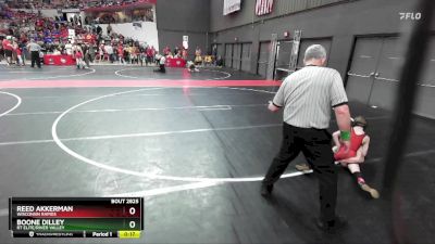 67 lbs Semifinal - Boone Dilley, RT Elite/River Valley vs Reed Akkerman, Wisconsin Rapids