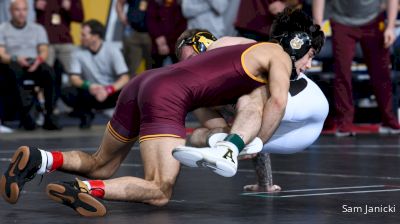 133 lbs Semifinal - Aaron Nagao, Minnesota vs Codi Russell, Appalachian State