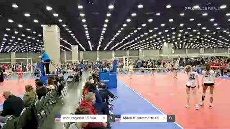 mod regional 15 blue vs Mava 15 Hammerhead - 2022 JVA World Challenge presented by Nike - Expo Only