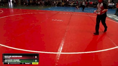 55 lbs Cons. Round 1 - Khyler Beermann, Wabasso vs Jackson Hunke, WDC (Wadena/Deer Creek)