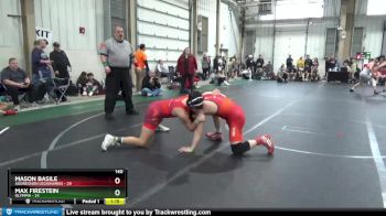 140 lbs Round 4 (8 Team) - Mason Basile, Aggression Legionaries vs Max Firestein, Olympia
