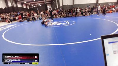 120 lbs Cons. Round 3 - Sophia Ellibee, Pioneer Grappling Academy vs Victoria Nicacio, Washington