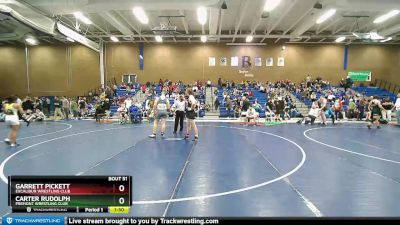 210 lbs Semifinal - Carter Rudolph, Fremont Wrestling Club vs Garrett Pickett, Excalibur Wrestling Club