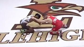 133 lbs - Malyke Hines, Lehigh vs Dom LaJoie, Cornell