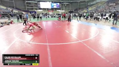 132 lbs Cons. Round 2 - Adrian Waugh, Alabama Takedown Academy vs Caleb McCollum, Mountain View Stingers Wrestling