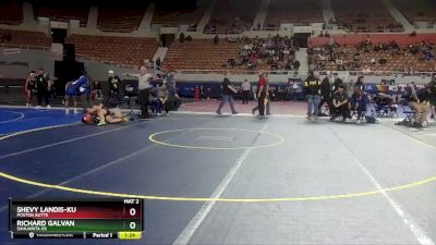 D3-126 lbs Quarterfinal - Richard Galvan, Sahuarita Hs vs Shevy Landis-Ku, Poston Butte