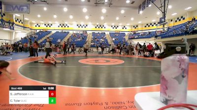 61 lbs Semifinal - Stetson Jefferson, R.A.W. vs CJ Tyler, Black Fox Wrestling Club