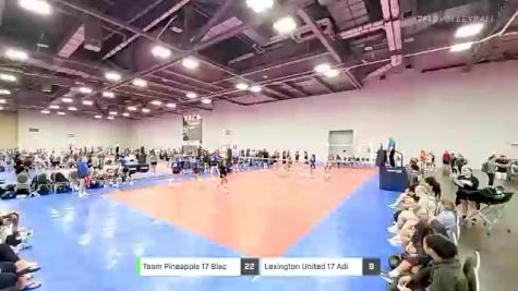 Team Pineapple 17 Black vs Lexington United 17 Adidas - 2022 JVA Summerfest presented by Nike