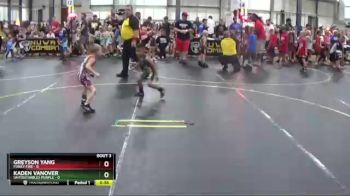38 lbs Round 1 (6 Team) - Kaden Vanover, Untouchables Purple vs Greyson Yang, Funky Fire