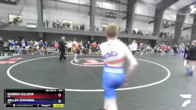 106 lbs Quarterfinal - Darren Gulzow, OR vs Kellen Downing, MT