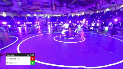 69 lbs Semifinal - Carter Matthias, Nebraska Wr Ac vs Masten Felix, Hawkeye