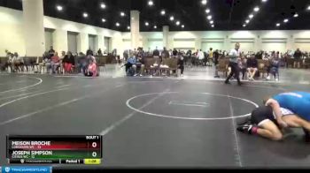 152 lbs Finals (2 Team) - Meison Broche, Longhorn WC vs Joseph Simpson, Citrus WC