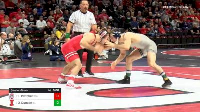 141 lbs Quarterfinal - Luke Pletcher, Ohio State vs Dylan Duncan, Illinois