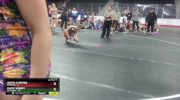 W 132 lbs Round 3 (4 Team) - Taylor Miess, Colorado vs Nevaeh Grunhuvd, Montana